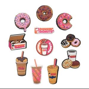 Dunkin Donuts 11pc Croc Shoe Charms